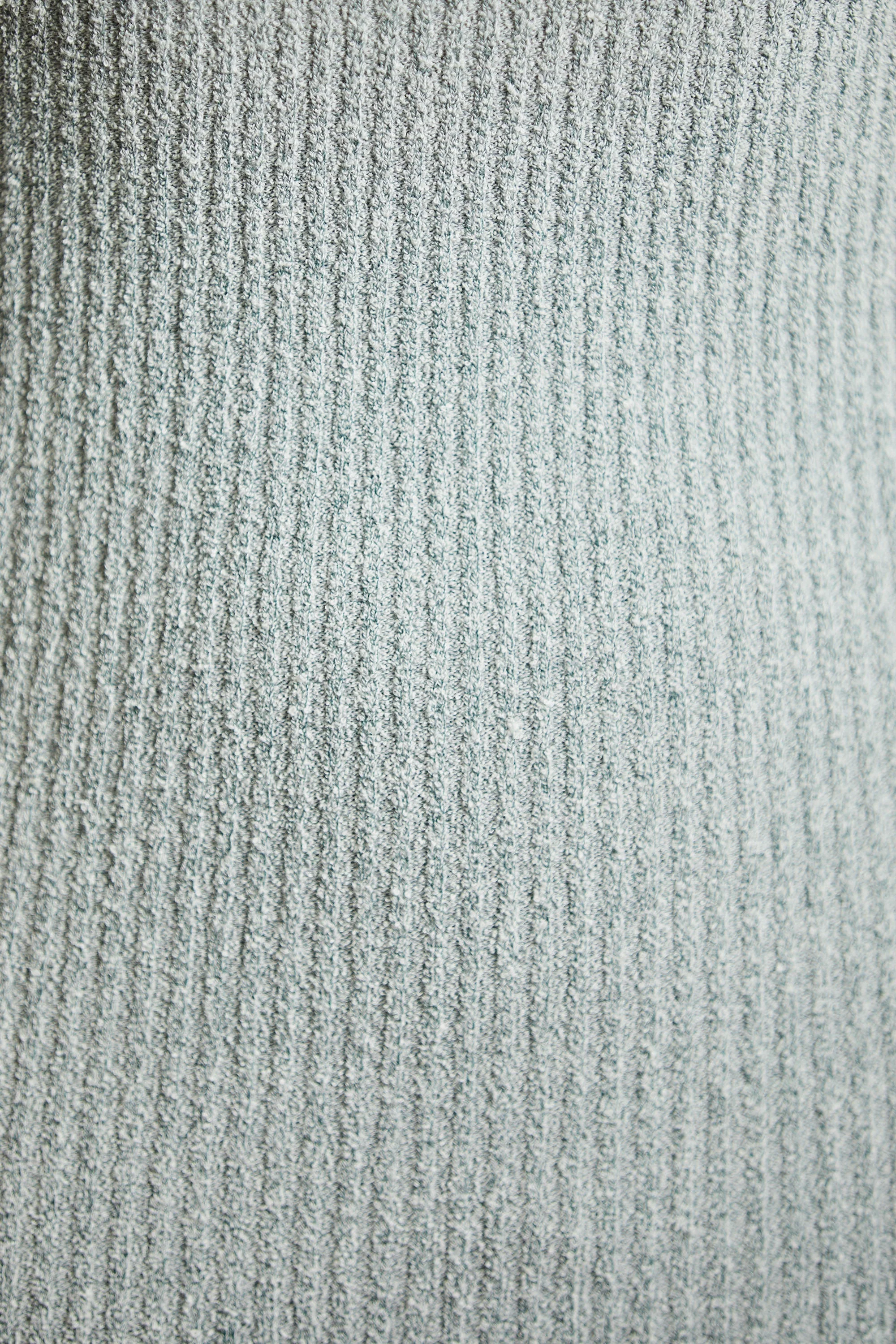 Long Sleeve Square Neck Mini Dress in Green - Image 12