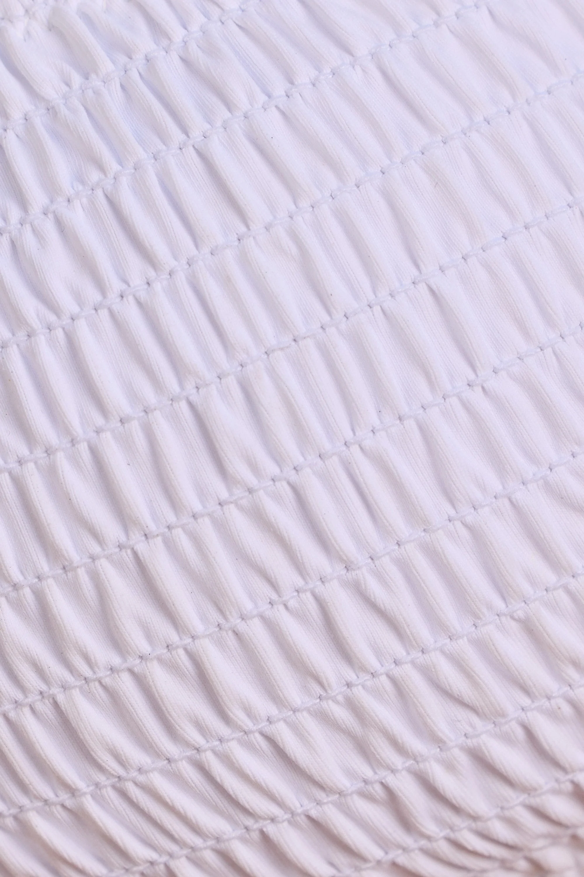 Strappy Bandeau Bikini Top in White - Image 4