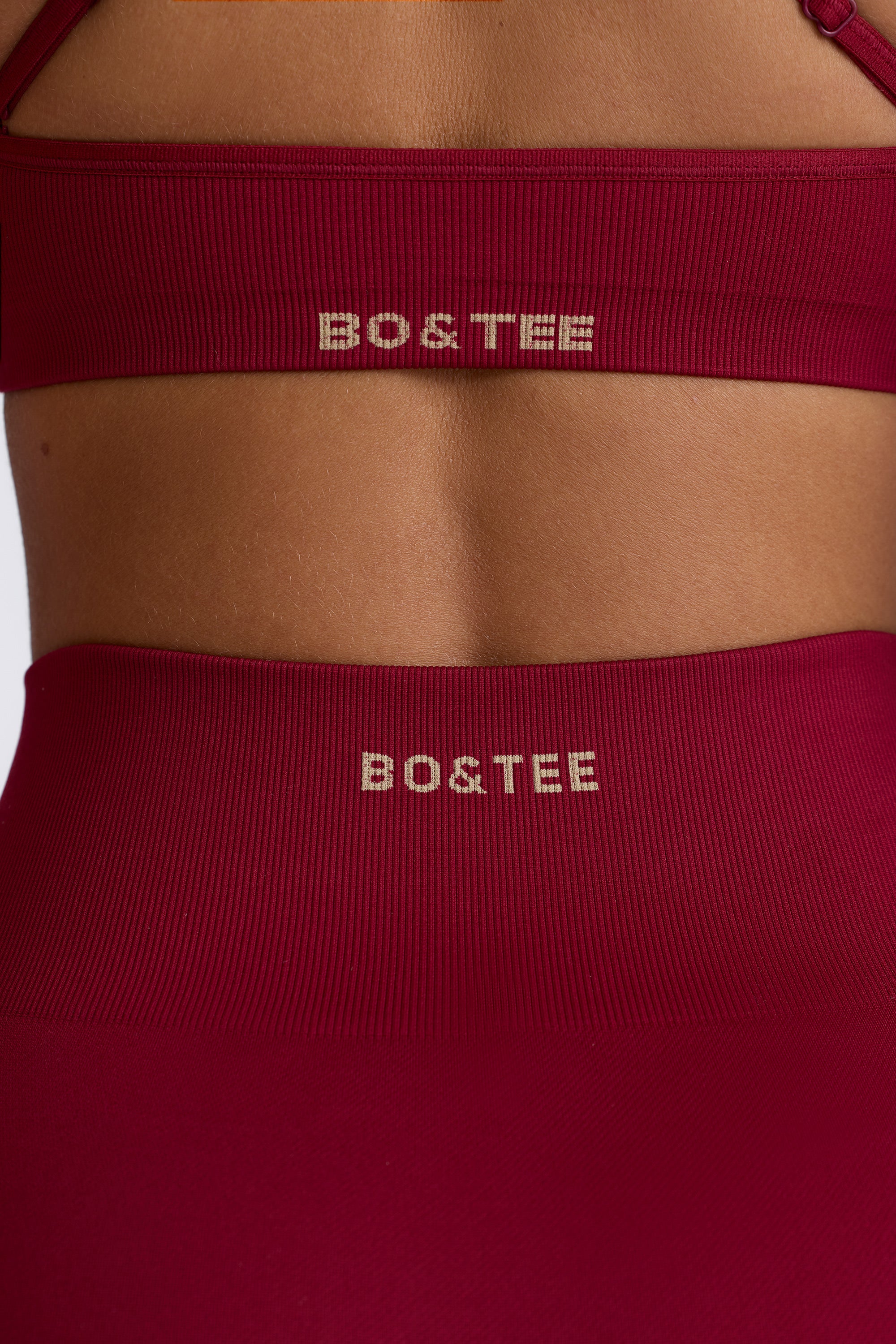 Super Sculpt Seamless Leggings in Burgundy - Image 6
