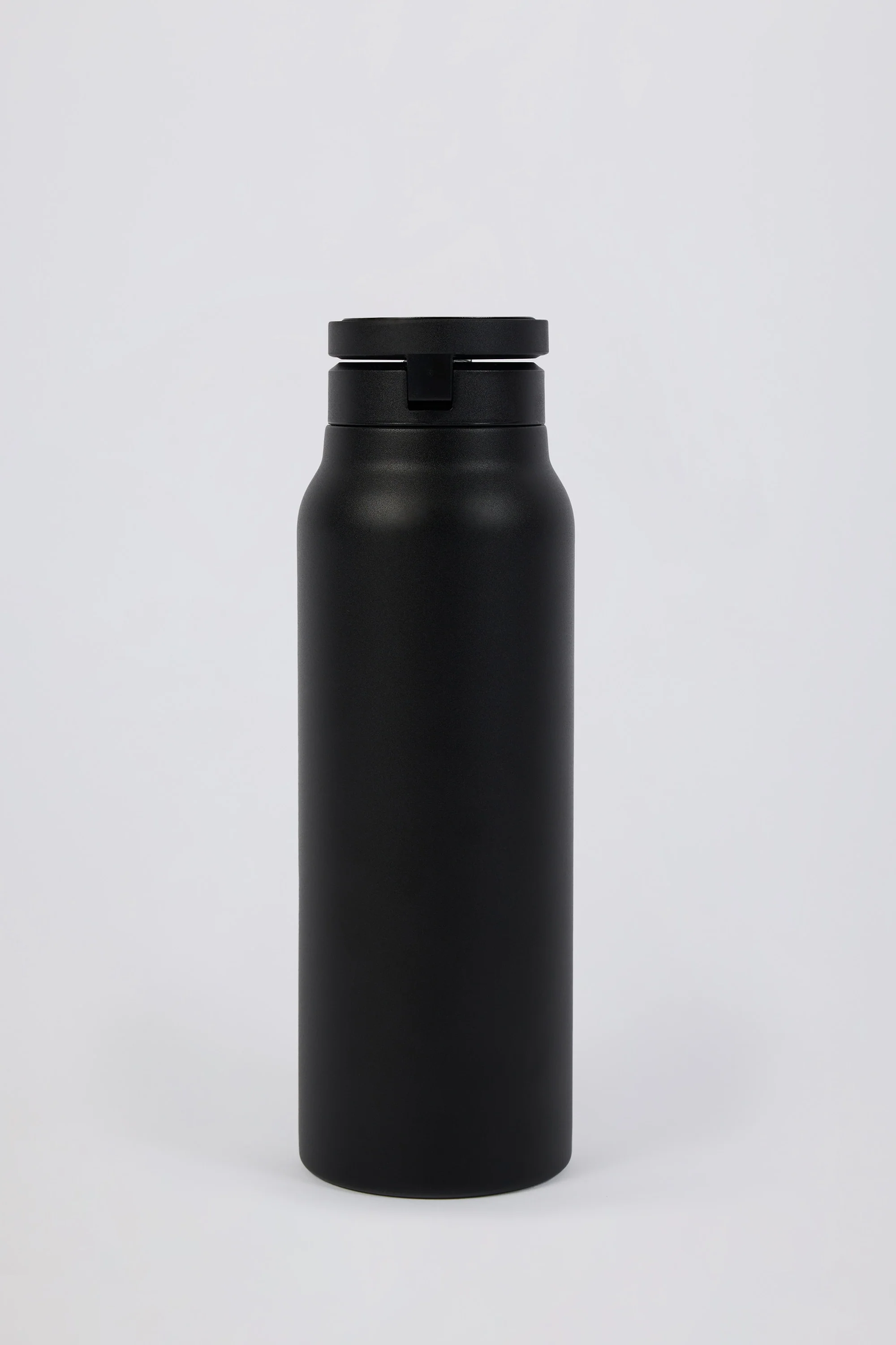 Magnetic Thermos-Insulated Stainless Steel Water Bottle in Black - Image 3